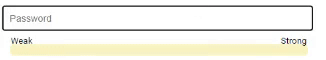 real-time password strength detector